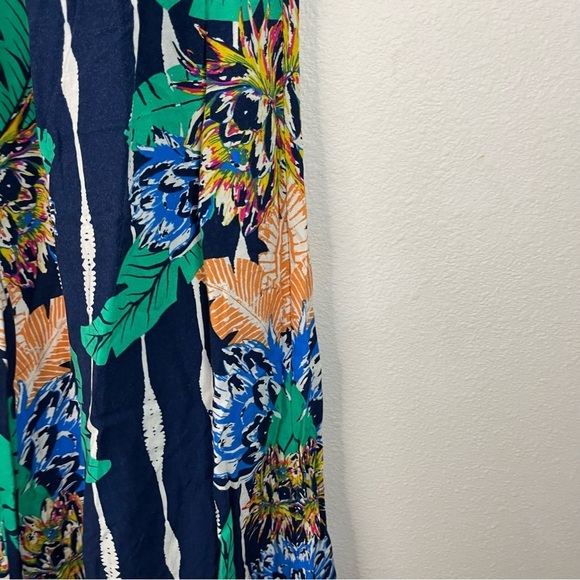 Free market by flying tomato Flowy tropical pants size small - Picture 4 of 8